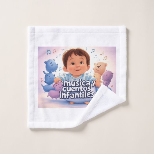 Música y cuentos infantiles bad handdoek (Wasdoekje)