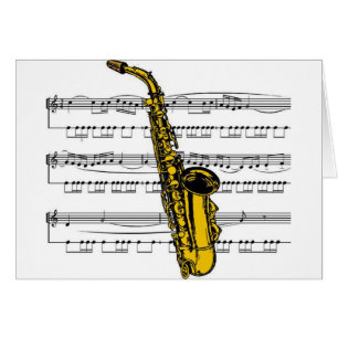 Musical 13 B de saxophone