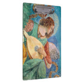 Musical angel playing guitar klembord (Rechts)