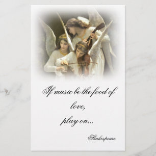 Musical Angels Stationery Briefpapier