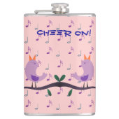 Musical Birds Heupfles (Voorkant)