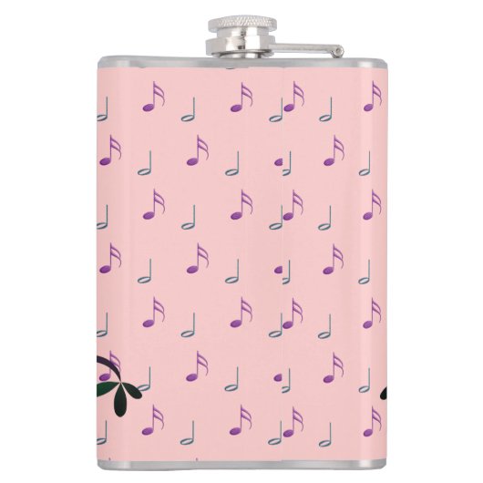 Musical Birds Heupfles (Achterkant)