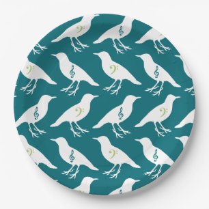 Musical Birds Papieren Bordje