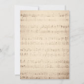  Musical Blue Roos Dome Fairytale Weddenschap Kaart (Achterkant)