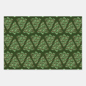 Musical Christmas Tree Wrapping Paper Sheets (Voorkant 2)