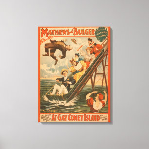 Musical Comedy Poster #2 Canvas Afdruk