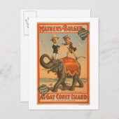 Musical Comedy Poster #3 Briefkaart (Voorkant / Achterkant)