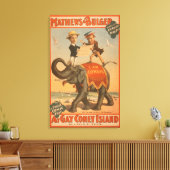 Musical Comedy Poster #3 Canvas Afdruk (Insitu (Woonkamer))