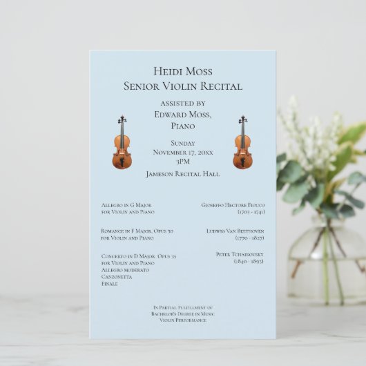 Musical Concern Overweging Programme (Staand voorkant)
