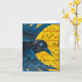 Musical Crow Kaart (Gele Bloem)