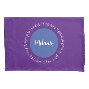 Musical Design Gepersonaliseerd Name Pillow Hoesje Kussensloop