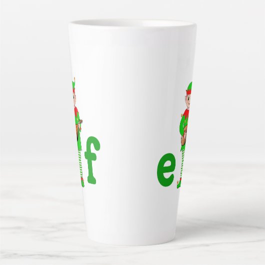 Musical Elf Latte Mok (Voorkant)