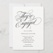 Musical Engagement Party Uitnodiging (Voorkant)