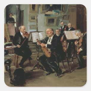 Musical Evening, 1906 Vierkante Sticker