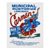 Musical Event Poster - Carmen Perfect Poster (Voorkant)