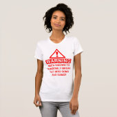 Musical Fan Warning T-shirt (Voorkant volledig)