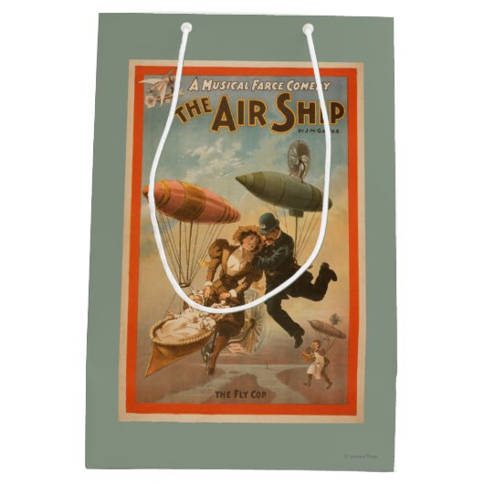 Musical Farce Comedy, The Air Ship Theater 2 Medium Cadeauzakje (Achterkant)