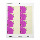 Musical Gerber Daisy Etiket (Full Sheet)