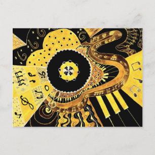 Musical Gold. Briefkaart