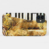 Musical Grunge iPhone 5 Coque (Dos (Horizontal))