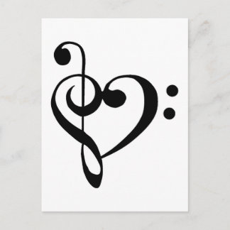 Musical Heart Briefkaart