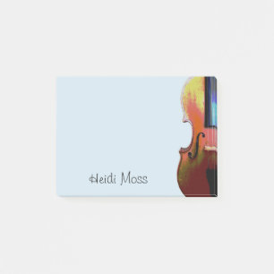 Musical Instrument Violin Personalized Post-it® Notes