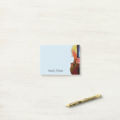Musical Instrument Violin Personalized Post-it® Notes (Op bureau)
