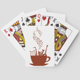 Musical Instruments And Notes Playing Cards Speelkaarten