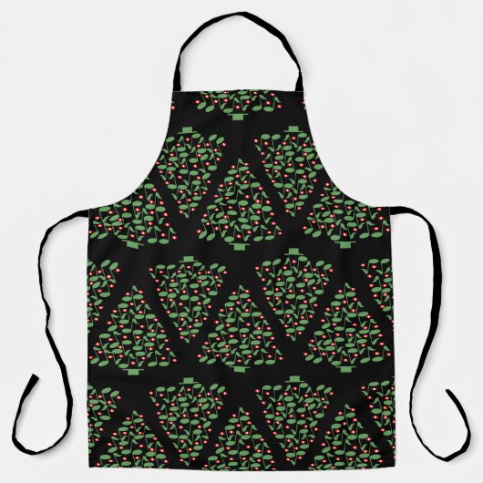 Musical kerstboom Apron Schort (Voorkant)