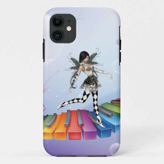 Musical Keyboard Faerie Case-Mate iPhone Case (Achterkant)
