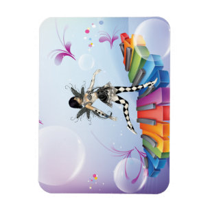Musical Keyboard Faerie Magneet