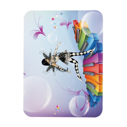 Musical Keyboard Faerie Magneet (Verticaal)