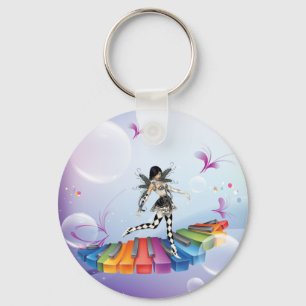 Musical Keyboard Faerie Sleutelhanger