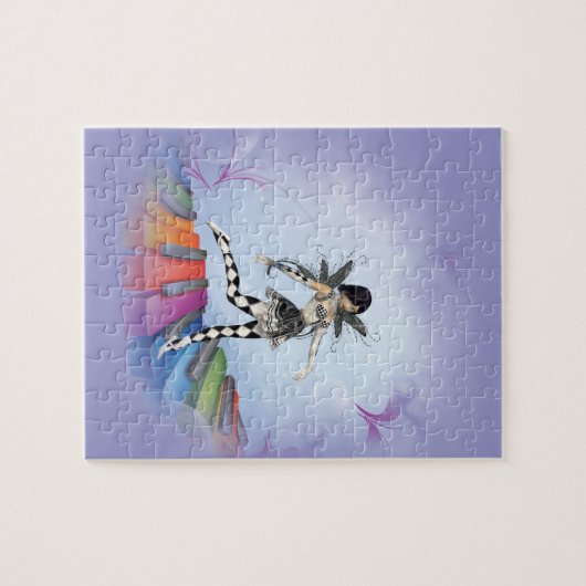 Musical Keyboard Faerie Vignette Legpuzzel (Horizontaal)