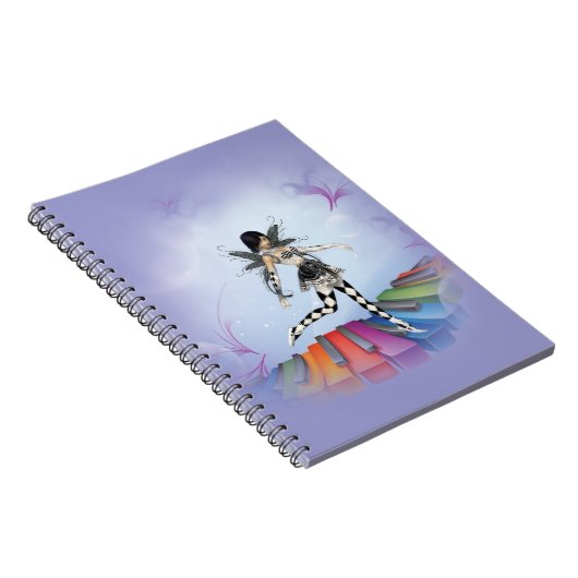 Musical Keyboard Faerie Vignette Notitieboek (Rechterzijde)