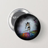 Musical Keyboard Faerie Vignette Ronde Button 5,7 Cm (Voorkant /achterkant)