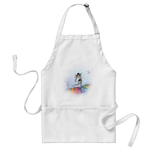 Musical Keyboard Faerie Vignette Standaard Schort (Voorkant)