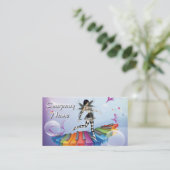 Musical Keyboard Faerie Visitekaartje (Staand voorkant)