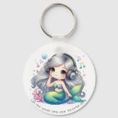 Musical Mermaid  Sleutelhanger (Voorkant)