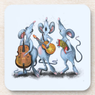 Musical Mouses Funny Dessous de verre