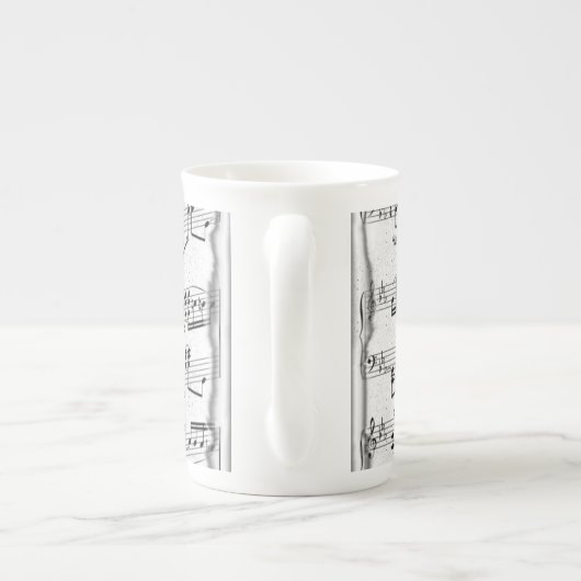 Musical Note Bone China Mok (Achterkant)