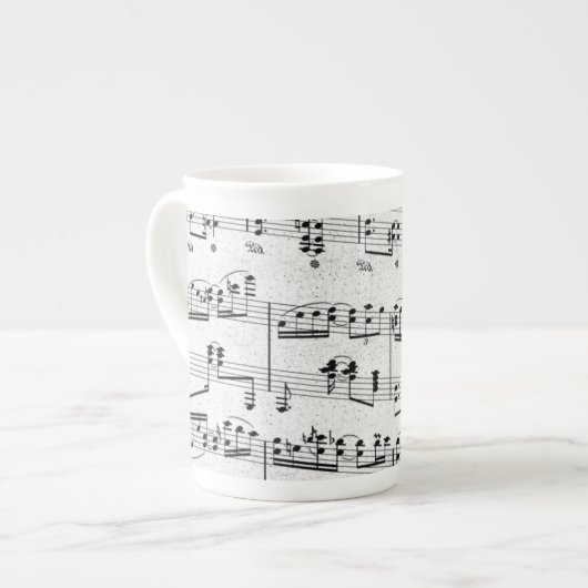 Musical Note Bone China Mok (Voorkant links)