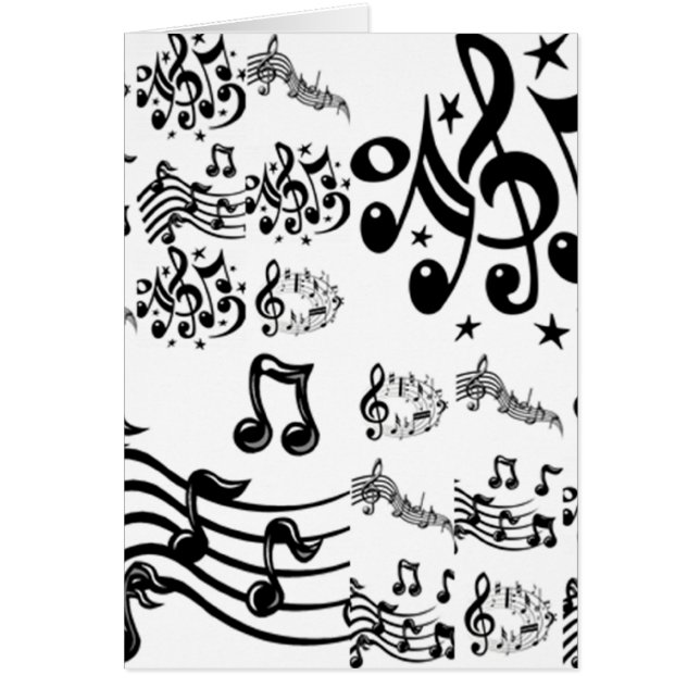 Musical Note Collage (Voorkant)
