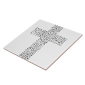 Musical Note Cross Tegeltje (Zijkant)
