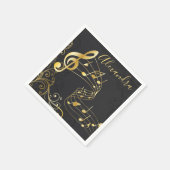 Musical Note Luxe ontwerp Servet (Hoek)