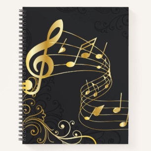 Musical Note Luxury Notitieboek