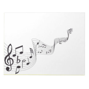 Musical Note Notitieblok