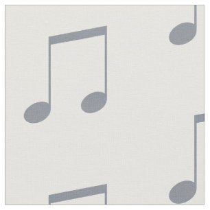 Musical Note Pattern Stof