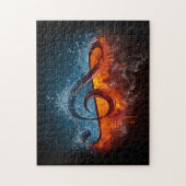 Musical Note Puzzle Legpuzzel (Verticaal)