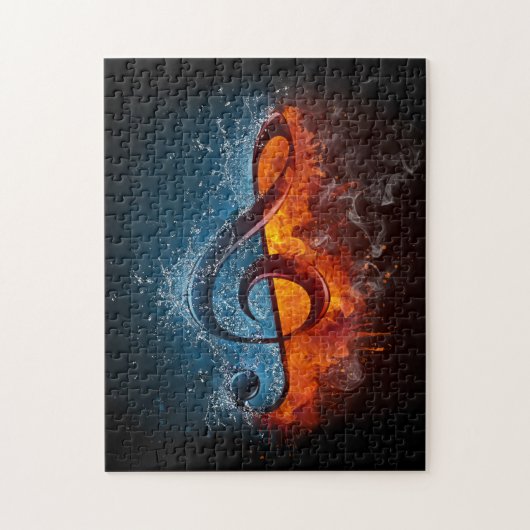 Musical Note Puzzle Legpuzzel (Verticaal)